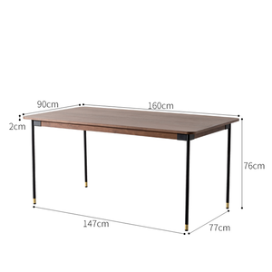 Домашний современный простой легкий роскошный стол и стул из массива дерева - Product Image 5