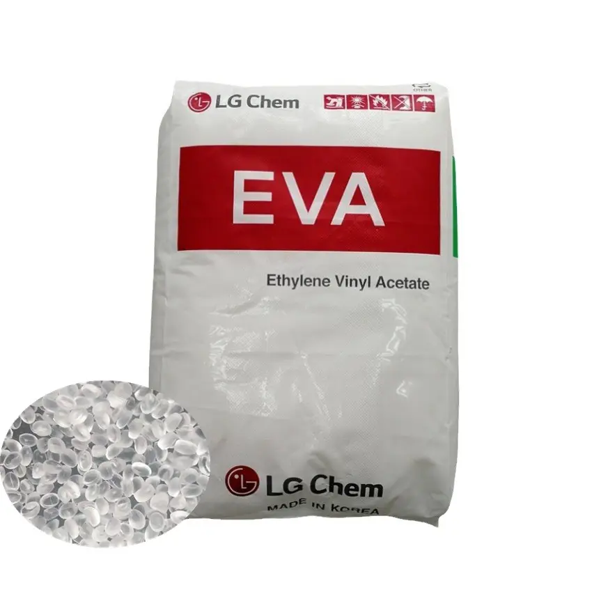 Plástico de EVA de alta resistência à tração para moldagem por extrusão de grânulos EF221, agente antibloco deslizante, copolímero de EVA para aplicação em filme soprado