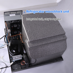 Réfrigérateur vertical commercial en acier inoxydable pour cuisine, stockage à froid pour restaurant E1R6871N1, contrôle de température double - Product Image 2