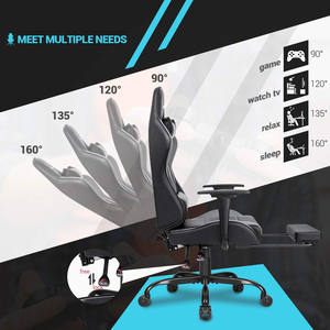 Prix de gros meilleur jeu 2025 cuir respirant course traçage jeu <span class=keywords><strong>bureau</strong></span> <span class=keywords><strong>Gamer</strong></span> chaises pivotant ascenseur chaise avec repose-pieds - Product Image 4