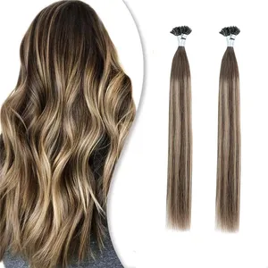FH Direct Supplier Cheap Price Human Straight Wave U Tip Hair Extension in Beautiful Looking