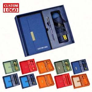 Umbrella Corporate Gifts <b>Set</b> Leatherette Journal <b>Notebook</b> 2025 Corporate Gift <b>Set</b> Promotional Personalized Gift Box <b>Set</b> Business - Product Image 1