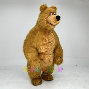 Professional Custom Inflatable Masha Bear <strong>Mascot</strong> <strong>Costume</strong> <strong>Cartoon</strong> Wearable <strong>Animal</strong> Performance Props <strong>Costumes</strong> for Party