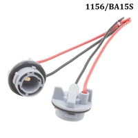 Adaptateur de prise de douille pour ampoules LED de voiture, faisceau de câblage, connecteur P21W 7528 1156 1157 BA15S BAY15D BAU15S 7440 7443 T20