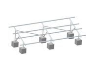 Supports de panneaux solaires universels robustes pour carport, toit, sol, rails en aluminium, pinces en acier inoxydable, supports réglables, garantie 25 ans