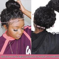 Perruque en cheveux humains 360 Lace, vente en gros, perruques en cheveux humains sans colle, perruques en dentelle frontale 360, perruques en dentelle complète en cheveux humains