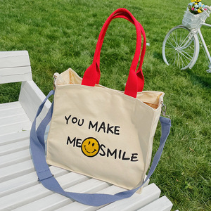 Bolso de Mano Casual para Mujer, Gran Capacidad, Bolso Pequeño de Lona, Moda 2026, Estampado Minimalista, Bolso Bandolera para Uso Diario en Verano - Product Image 3