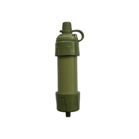 Équipement de plein air, mini purificateur d'eau portable pour le camping, la randonnée, filtre à eau personnel, paille filtrante de survie