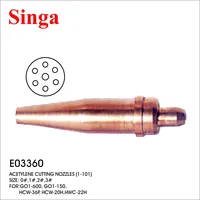 Singa E03360 1-101 punta per saldatura a Gas ugelli per saldatura in acetilene ugello di taglio