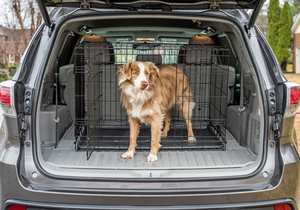 <span class=keywords><strong>Cage</strong></span> pour <span class=keywords><strong>chien</strong></span> en métal carrée à 2 portes YOELLEN avec fermeture à poussoir, respirante, pliable et repliable - Product Image 6