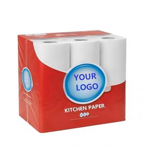 Serviettes en <span class=keywords><strong>papier</strong></span> classiques en pâte de bois, biodégradables, pour restaurant, serviettes de cuisine réutilisables, <span class=keywords><strong>rouleau</strong></span> de <span class=keywords><strong>papier</strong></span> absorbant - Product Image 1