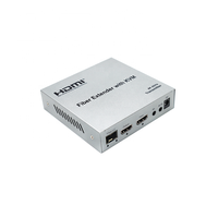 Kabel Serat Optik LC Versi 2.0 untuk Konverter Serat Optik 4k 60hz 20Km untuk KVM Extender dengan Loop Out Mouse Aluminium Alloy