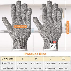 Safe Cut Resistant <b>Gloves</b> <b>Food</b> Grade Kitchen Safety <b>Gloves</b> For Chef Meat Cutting - Product Image 5