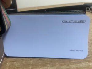 فيلم ملمع للغاية من الفينيل لتغليف السيارة لكامل الجسم من شركة التصنيع الصينية فيلم ملفوف من الفينيل PET AMG أزرق لامع من الفينيل - Product Image 2