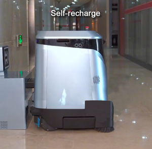 Venta caliente <span class=keywords><strong>de</strong></span> acero inoxidable Control remoto eléctrico fregado barrido <span class=keywords><strong>de</strong></span> lavandería 2025 AI Robot aspirador comercial inteligente - Product Image 2