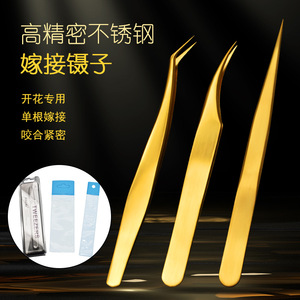 Popular tweezers, titanium-plated stainless steel high-precision eyelash and <b>nail</b> curling clips, false eyelash <b>extension</b> tools, - Product Image 1
