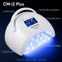 Lampe de séchage des ongles CM-i2 pour usage domestique et professionnel, sécheuse à ongles UV LED en plastique ABS, fournisseur pour commandes en gros