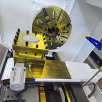 Torno CNC Automático CK6180 |   Torno Horizontal de Alta Precisión con Control Siemens/FANUC para Mecanizado de Ejes y Discos