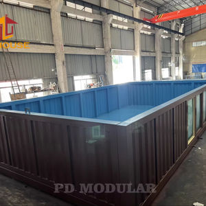 <span class=keywords><strong>Piscine</strong></span> Spa Extérieure Préfabriquée en Conteneur d'Acier Galvanisé 2x40 pieds - Modèle Magic House - Product Image 1