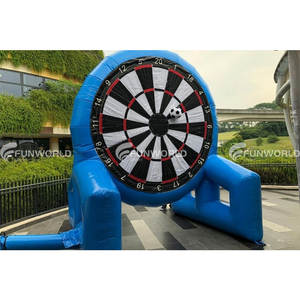 Gioco Gonfiabile Gigante Commerciale di <span class=keywords><strong>Freccette</strong></span> da Calcio con Palline Adesive e Soffiatore d'Aria per Noleggio Eventi - Product Image 6