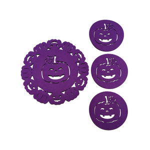 Sous-verres en feutre absorbant multicolore écologique de haute qualité - Product Image 4