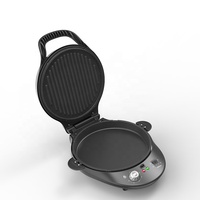 12 pouces portable multifonction électrique commercial automatique pan steak crêpe pepperoni fromage arabe pain maison pizza maker