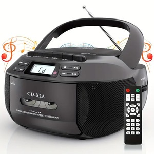 Factory Custom <b>Retro</b> Cassette Recorder Player With AM FM SW Radio USB TF Slot Rechargeable Boombox For Outdoor Camping <b>Gift</b> - Product Image 1