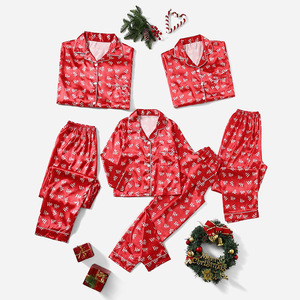 Ensemble Pyjamas de Noël Famille <span class=keywords><strong>Haut</strong></span> à <span class=keywords><strong>Manches</strong></span> <span class=keywords><strong>Longues</strong></span> et Pantalon Long Confort Imprimé Vêtements de Détente Pyjamas de Noël Assortis - Product Image 1