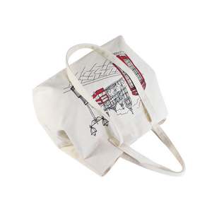 Bolso bandolera informal Unisex de alta calidad, bolso pequeño de lona de algodón, decoración de letras abiertas, respetuoso con el medio ambiente, duradero - Product Image 6
