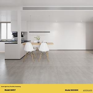Modern Simples Sala de estar interior Ladrilhos 600X600 & 800X800 Cinza Cimento Matte Antique Non-Slip para Uso Interior - Product Image 2