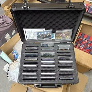 Boîte de rangement pour cartes gradées avec cadre en aluminium et serrure à code, boîte portable pour cartes gradées BGS, cartes Pokémon et cartes de sport - Product Image 3