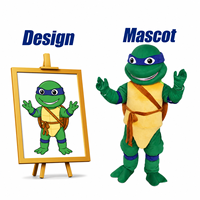 Costume de mascotte tortue en peluche personnalisé pour adulte unisexe, thème Mardi Gras/Carnaval