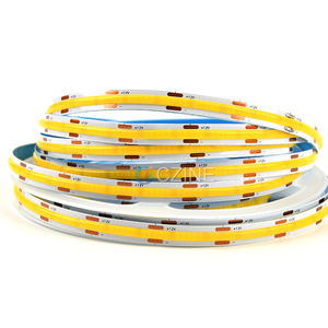 12V 8mm 480leds/m COB Strip 4000K Flexível de Alta Densidade Cob <span class=keywords><strong>Led</strong></span> Tiras Luz Branca Quente Cob <span class=keywords><strong>Led</strong></span> Strip <span class=keywords><strong>Light</strong></span> para Iluminação - Product Image 5