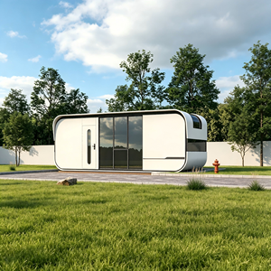 Innovativo <span class=keywords><strong>Design</strong></span> di Casa Capsula Prefabbricata, Unità Apple Cabin per Uso Commerciale Moderno, Modulo Spaziale Capsulare - Product Image 1