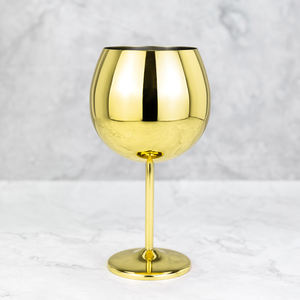 <span class=keywords><strong>Verre</strong></span> à <span class=keywords><strong>vin</strong></span> élégant en acier inoxydable 304 réutilisable de 700 ml (23 oz) en forme de grand <span class=keywords><strong>ballon</strong></span> à long pied pour Gin Tonic et Cocktails - Product Image 6