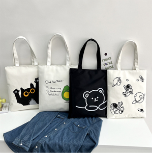 Zy trong kho khuyến mại giá rẻ hotsale tái chế bông vải Tote Túi mua sắm - Product Image 2