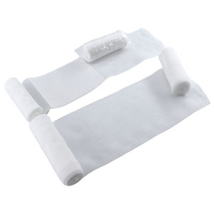 แผ่นพลาสเตอร์ผ้าฝ้าย100% แบบใช้แล้วทิ้งผ้าพันแผลยืดหยุ่นได้สำหรับปฐมพยาบาลมาตรฐาน CE - Product Image 4