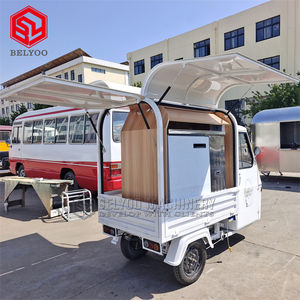 Carrito de postres Belyoo, venta de café, <span class=keywords><strong>Piaggio</strong></span> Ape, horno de Pizza, camión, comida, triciclo eléctrico, camiones de comida a la venta, quiosco móvil - Product Image 2