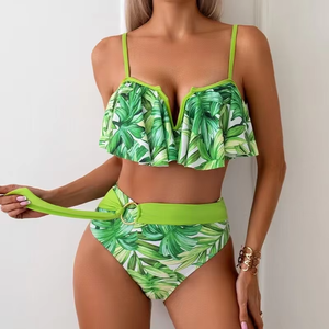 Bikini string sexy grande taille pour femmes, maillot de bain d'été, vêtements de plage tendance - Product Image 2
