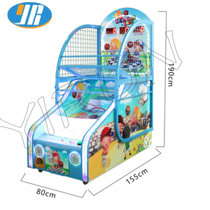 YIRUN - Simulador de Baloncesto Compacto para Interiores, Operado con Monedas, para Niños y Adultos, Mini Juego de Arcade para Parques de Diversiones - Product Image 5