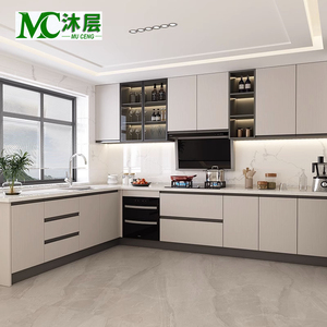 Nhà Thông Minh Tích Hợp nhà bếp tổ chức Tủ IoT kết nối cơ giới gia vị Kệ công thức chiếu cửa kính bằng đá cẩm thạch bản lề - Product Image 5