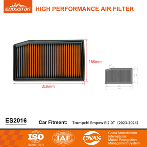 EDDYSTAR Filter Udara Kabin Otomotif Panel Berkinerja Tinggi yang Dapat Dicuci untuk GAC EMPOW R ES2016 - Product Image 5