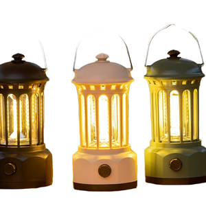 Linterna de Camping COB Recargable, Estilo Retro, Luz LED de Emergencia Portátil para Exteriores y Jardín, Cuerpo de ABS, Muestra Gratis - Product Image 4