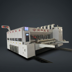 Corrugated Carton Printer Slotter Die Cutter, Servo Lead Edge Feeding 3 Color Flexo <b>Printing</b> <b>Machine</b> - Product Image 1
