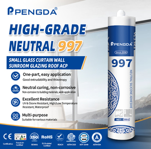 Scellant en silicone blanc résistant aux hautes températures et aux intempéries, imperméable, pour murs-rideaux - Product Image 2