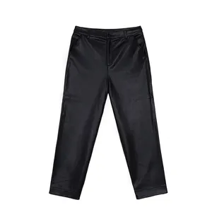 Hot Selling Men Real Cowhide Material 2023 High Quality Motorbike Men New Design Leather Pant