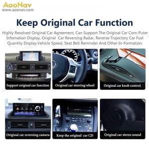 256G 10.25 Inch Car Radio for Lexus CT200h CT200 CT 200h 2012-2020 Android Auto <b>Stereo</b> Multimedia GPS Video Player Dual <b>System</b> - Product Image 6