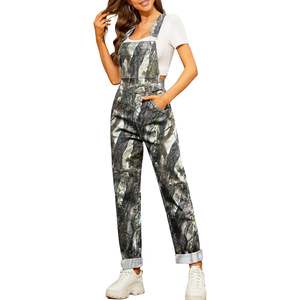 Combinaison de travail pour femme personnalisée, camouflage, en toile respirante, avec poches, tailles M, L, XL - Product Image 3