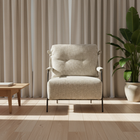 Fauteuil de salon moderne au design luxueux pour salon, hôtel, usage extérieur - Chaise longue de détente