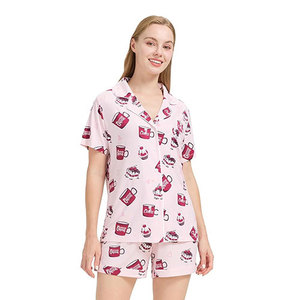 Ensemble de pyjamas en bambou pour femmes, haute qualité, en stock, prix bas, vêtements de nuit, pièce unique disponible, vente en gros, stock de liquidation - Product Image 1